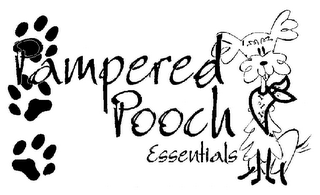 PAMPERED POOCH ESSENTIALS logo