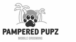 PAMPERED PUPZ MOBILE GROOMING logo