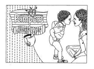 PAMPERS EASY UPS logo