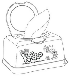 PAMPERS KANDOO TOILET WIPES · LINGETTES · TOILETTE logo