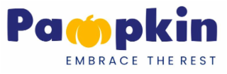 PAMPKIN EMBRACE THE REST logo