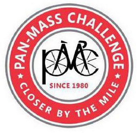 PAN-MASS CHALLENGE CLOSER BY THE MILE SINCE 1980 PMC logo