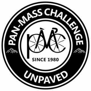 PAN-MASS CHALLENGE UNPAVED PMC SINCE 1980 logo