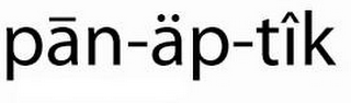 PAN-ÄP-TÎK logo