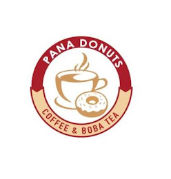 PANA DONUTS COFFEE & BOBA TEA logo