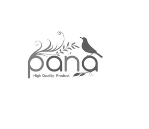 PANA HIGH QUALITY PRODUCT logo