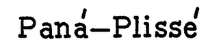 PANA-PLISSE logo