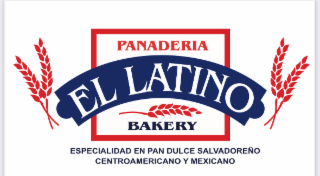 PANADERIA EL LATINO BAKERY ESPECIALIDAD EN PAN DULCE SALVADOREÑO CENTROAMERICANO Y MEXICANO logo