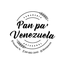PANADERIA PAN PA VENEZUELA ARTESANAL HOUSTON TX 281 682-3442 @ PANPAVZLA logo