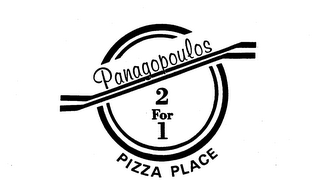 PANAGOPOULOS 2 FOR 1 PIZZA PLACE logo