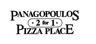 PANAGOPOULOS 2 FOR 1 PIZZA PLACE logo