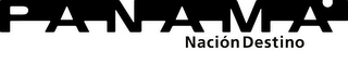 PANAMA NACIÓN DESTINO logo