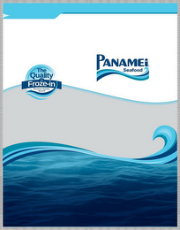PANAMEI SEAFOOD THE QUALITY IS FROZE-IN PREMIUM QUALITY ASSURED logo