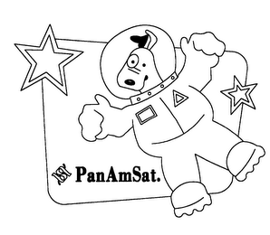 PANAMSAT. logo