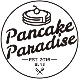 PANCAKE PARADISE EST. 2016 BLNS logo