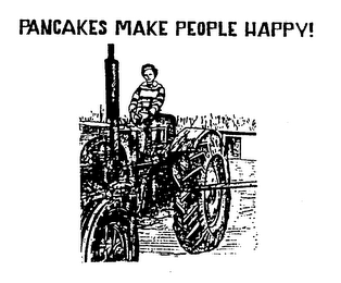 PANCAKES MAKE PEOPLE HAPPY! logo