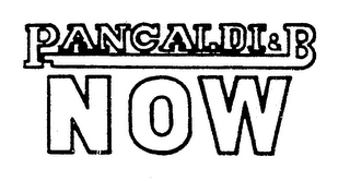 PANCALDI & B NOW logo