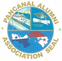 PANCANAL ALUMNI ASSOCIATION SEAL; CANAL ZONE SCHOOLS 1910 TO 2000 logo