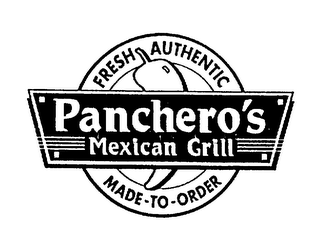 PANCHERO'S MEXICAN GRILL FRESH AUTHENTIC MADE-TO-ORDER logo