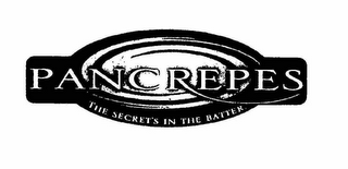 PANCREPES THE SECRET'S IN THE BATTER. logo