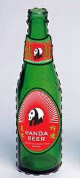 PANDA BEER BREWED AND IMPORTED FROM CHINA logo