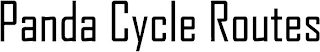 PANDA CYCLE ROUTES logo