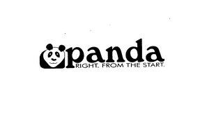 PANDA RIGHT. FROM THE START.