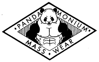 PANDAMONIUM MASS WEAR logo