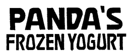 PANDA'S FROZEN YOGURT logo