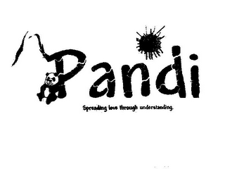 PANDI SPREADING LOVE THROUGH UNDERSTANDING. logo