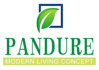PANDURE MODERN LIVING CONCEPT logo