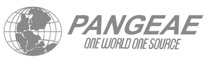 PANGEAE ONE WORLD ONE SOURCE logo