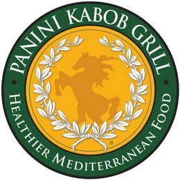 PANINI KABOB GRILL HEALTHIER MEDITERRANEAN FOOD logo