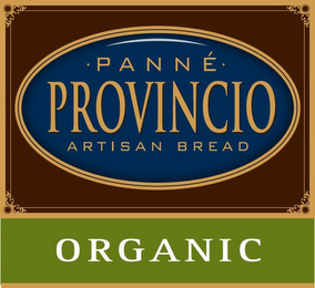 PANNÉ PROVINCIO ARTISAN BREAD ORGANIC logo