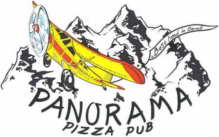 PANORAMA PIZZA PUB. BEST HEAD IN DENALI logo