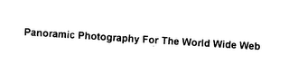 PANORAMIC PHOTOGRAPHY FOR THE WORLD WIDE WEB logo