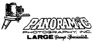 PANORAMIC PHOTOGRAPHY, INC. LARGE GROUP SPECIALISTS logo