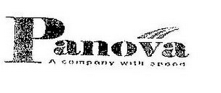 PANOVA A COMPANY WITH SPEED logo