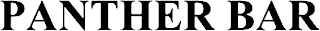 PANTHER BAR logo