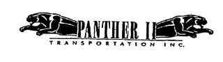 PANTHER II T R A N S P O R T A T I ON IN C. logo