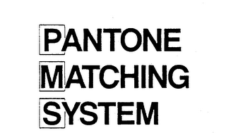 PANTONE MATCHING SYSTEM logo