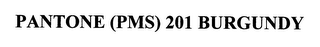 PANTONE (PMS) 201 BURGUNDY logo