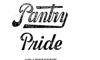 PANTRY PRIDE logo