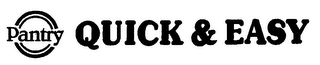 PANTRY QUICK & EASY logo