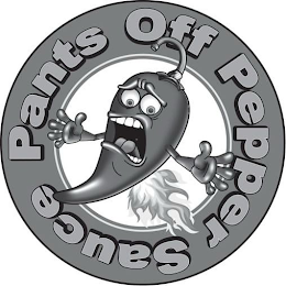 PANTS OFF PEPPER SAUCE logo