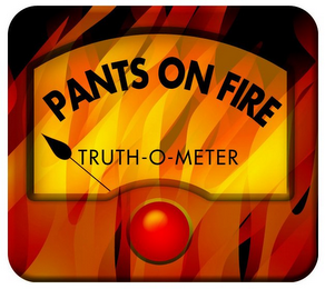 PANTS ON FIRE TRUTH-O-METER logo