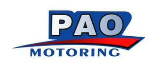 PAO MOTORING logo