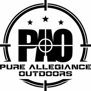 PAO PURE ALLEGIANCE OUTDOORS logo