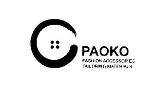 PAOKO FASHION ACCESSORIES TAILORING MATERIALS logo