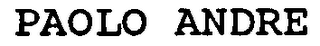PAOLO ANDRE logo